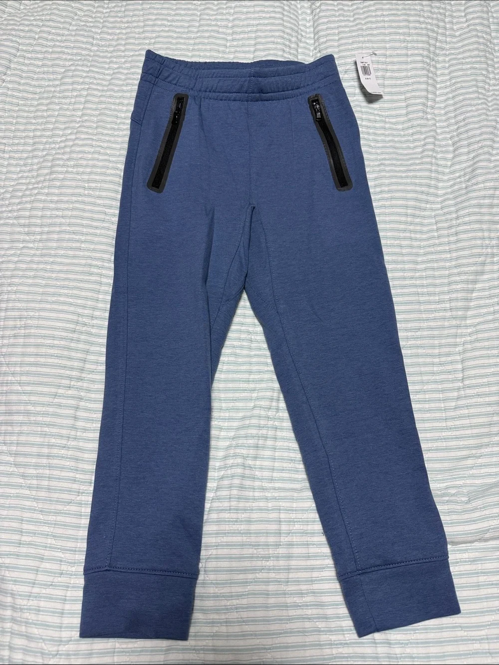 Old Navy Blue Kids Zip-Pocket Joggers size S(6/7)
